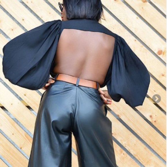 Backless Shirt - Picture 1 of 2